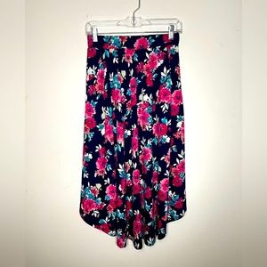 Flamingo Urban Floral Midi Skirt | Size Medium | EUC